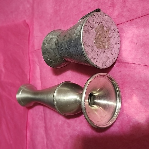 VINTAGE STAINLESS STEEL BUD VASE & WATERING CAN - Picture 2 of 4